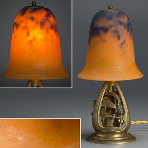 [.] античный купол * наан si- подставка лампа освещение 20 век первый голова с футляром 
