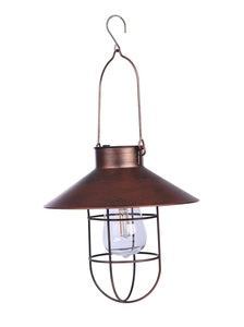 ランタン ソーラー ガーデンライト 庭園灯 LEDランタン エジソン電球 (ブラウン, ランプ) | a11-15-BR-L