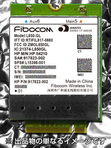 [即決] [送料無料] Fibocom「L850-GL」4G LTE WWAN カード [NTT Docomo; au (KDDI); SoftBank; 楽天] [HP]