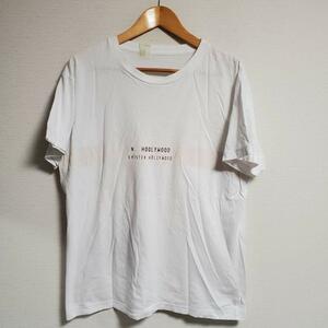 エヌハリウッド Tシャツ 半袖 ロゴ プリント カットソー 42 ホワイト