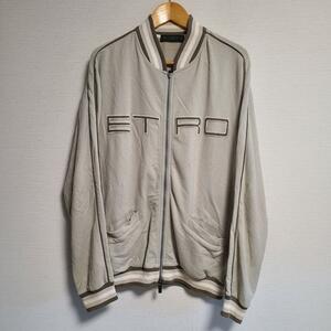 エトロ ETRO スウェットトラックジャケット 羽織 ロゴ刺 ジップ ブルゾン