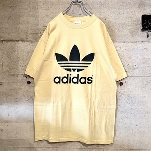 29312 ビンテージ 90s USA製 ADIDAS アディダス Tシャツ トレフォイル 両面 プリント