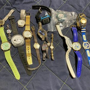 ジャンク！腕時計まとめ売り④ポケモン、ALBA、フォシル