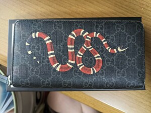 美品 GUCCI グッチ 長財布　キングパイソン　蛇　モノグラム　スネーク