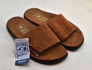 Island Slipper アイランドスリッパ　サルベージパブリック コラボサンダル　コニャックスエード US10　28cm相当 Made in Hawaii 未使用品