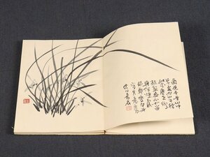 Art hand Auction 【模写】【伝来】書家特集 sh9882〈尾崎蒼石〉画帖 四君子果実図 全22図｢墨戯冊｣共題箋書き 倣:八大山人他 梅舒適師事 篆刻家 中国画, 絵画, 日本画, 花鳥, 鳥獣