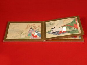 【模写】【伝来】sh7493〈鳥文斎栄之〉画帖 春画全12図 浮世絵師 江戸時代中期後期
