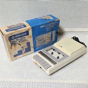 当時物 HITACHI Data Recorder TRQ-1500 パソコン専用機 日立カセットデータレコーダー TRQ-1500 動作品 元箱付 現状品