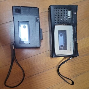 HITACHI　TRQ－35　ORION　ポータブルカセットテープレコーダー2個セット　ジャンク品