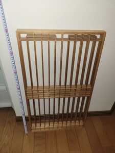 昭和レトロ　古い組み木細工　書院欄間　格子欄間4枚セット　約40センチ×70センチ　DIYやハンドメイド等にいかがでしょうか