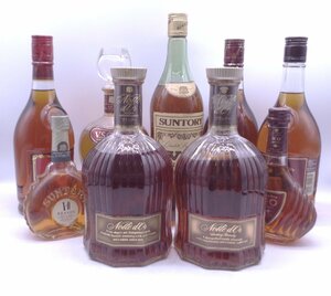 [ including in a package un- possible ]1 jpy start brandy etc. 10 pcs set ( Suntory XO etc. Mini bottle .) Suntory VSOP etc. old sake G26676