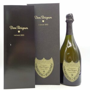 【1円】～ Dom Perignon 2003 BRUT ドンペリニヨン ブリュット シャンパン 箱入 未開封 古酒 750ml 12,5% X269303の画像1