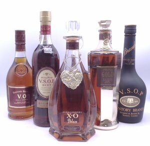 [ including in a package un- possible ]1 jpy start brandy etc. 8 pcs set Suntory VSOPnikaXO etc. old sake Q016047