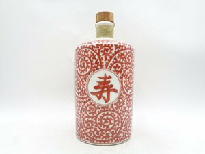 SUNTORY WHISKY サントリー ウイスキー 白州 赤絵蛸唐草 寿 陶器 600ml 43% B66250