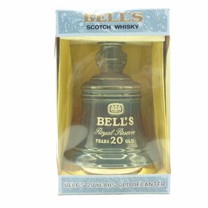 BELL'S ROYAL RESERVE ベル 20年 ロイヤル リザーブ スコッチ ウイスキー 陶器 750ml 箱入 未開封 古酒 X268908の画像1