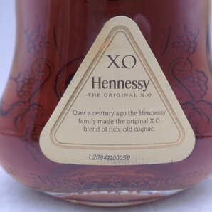 ハーフボトル HENNESSY XO ヘネシー 金キャップ コニャック ブランデー 未開栓 古酒 350ml 40％ 箱 X267754の画像5