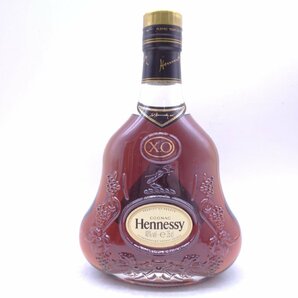 ハーフボトル HENNESSY XO ヘネシー 金キャップ コニャック ブランデー 未開栓 古酒 350ml 40％ 箱 X267754の画像2