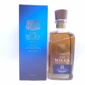THE NIKKA 12年 ザ ニッカ ウイスキー 700ml 43％ 未開封 古酒 国産 箱 P032519の画像1