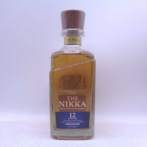 THE NIKKA 12年 ザ ニッカ ウイスキー 700ml 43％ 未開封 古酒 国産 箱 P032519の画像2