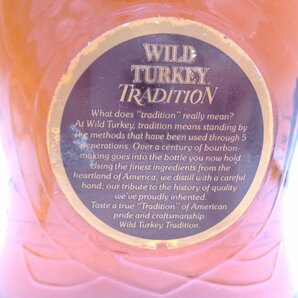 WILD TURKEY TRADITION 101 PROOF ワイルド ターキー トラディション バーボン 750ml 50.5％ 古酒 未開栓 箱 X264136の画像5