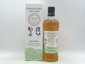 Ichiro's Malt 2021 KOMAGATAKE×CHICHIBU MALT DUO イチローズ モルト 駒ヶ岳 秩父 モルト デュオ 箱入 700ml 54% 未開栓 古酒 X49850