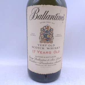 特級 BALLANTINE'S 17年 バランタイン 17年 スコッチ ウイスキー 760ml 43度 明治屋 古酒 未開栓 X267874の画像3