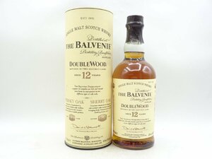 THE BALVENIE DOUBLE WOOD 12年 バルヴェニー ダブルウッド ホワイトオーク シェリーオーク シングルモルト 700ml 40％ 箱入 P032607