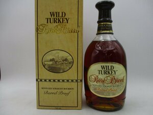 WILD TURKEY RARE BREED ワイルドターキー レアブリード バレル プルーフ バーボン ウイスキー 750ml 54.8% 箱入 未開封 古酒 Q15396