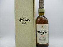 SUNTORY WHISY サントリー ピュアモルト ウイスキー 木桶仕込 1981年 直火蒸溜 箱入 750ml 43％ 国産 未開封 古酒 X261206_画像1