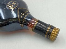 ST【同梱不可 HENNESSY XO ヘネシー 金キャップ グリーンボトル ブランデー 700ml 40% 1436g ※目減り注意 未開栓 古酒 Z053446_画像5