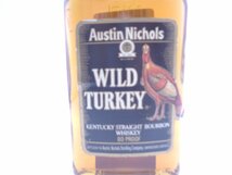 WILD TURKEY ワイルド ターキー ケンタッキー バーボン ウイスキー 375ml 40% 古酒 未開栓 スクエアボトル X267499_画像9