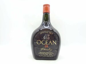 OCEAN WHISKY 12年 SPECIAL OLD オーシャン ウイスキー スペシャル オールド 特級 三楽 未開封 古酒 Q014438
