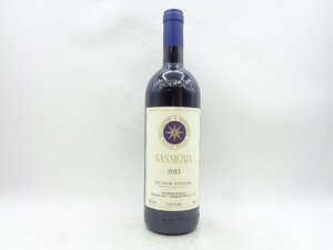 【1円】～ SASSICAIA 2015 サッシカイア イタリア 赤ワイン 未開封 古酒 750ml 14% G23832