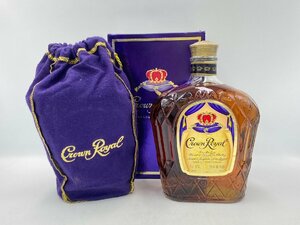 ST【同梱不可】 CROWN ROYAL クラウンローヤル 箱有 巾着付き 750ml 40% 未開栓 古酒 Z052370