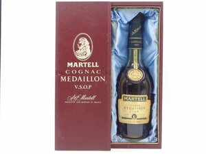 MARTELL VSOP MEDAILLON マーテル VSOP メダイヨン 緑 グリーンラベル コニャック ブランデー 特級 700ml 木箱入 未開封 X239242