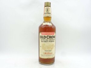 【1円】～ OLD CROW オールド クロウ バーボン ウイスキー 未開封 古酒 760ml 40％ X272197