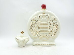 PRINCE HUBERT DE POLIGNAC CREST DECANTER プリンス ユベール ポリニャック クレスト 陶器 コニャック X271236