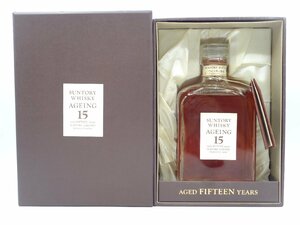 SUNTORY WHISKY AGEING 15 サントリー ウイスキー エイジング 15年 特級 750ml 43% 箱入 未開封 古酒 G26754