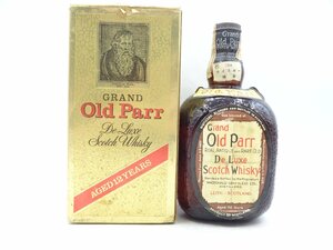 GRAND Old Parr グランド オールドパー デラックス スコッチ ウイスキー 特級 ティンキャップ 箱入 未開封 古酒 B68371