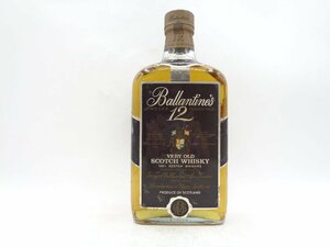 【1円】～ BALLANTINE'S 12年 VERY OLD バランタイン ベリー オールド 赤青旗 スコッチ ウイスキー 未開封 古酒 Q016726