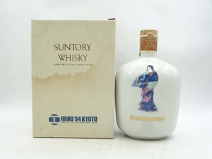 【1円】～ SUNTORY WHISKY OLD HAND'84 KYOTO サントリー ウイスキー オールド 国際伝統工芸博・京都 特級 760ml 43% 箱入 X222769