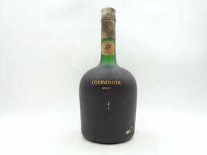 【1円】～ COURVOISIER NAPOLEON クルボアジェ ナポレオン コニャック ブランデー グリーンボトル QUART ※ラベル無し Q016266