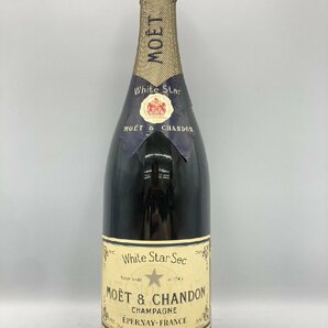 ST【同梱不可】MOET＆CHANDON モエ モエシャン ホワイトスター 750ml 12% 1640g 未開栓 古酒 Z050883の画像1