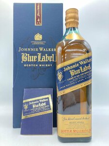 ST【同梱不可】Johnnie Walker ジョニーウォーカー ブルーラベル 箱 750ml 43% 未開栓 古酒 Z052258