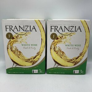 ST【同梱不可】紙パックワイン フランジア 白 2本セット 3L 11.5% 未開栓 古酒 Z053733の画像1