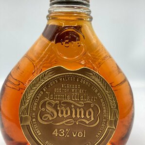 ST【同梱不可】Johnnie Walker ジョニーウォーカー スウィング 箱有 750ml 43% 未開栓 古酒 Z053352の画像4