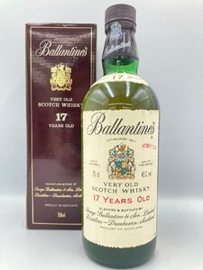 ST【同梱不可】Ballantines バランタイン 17年 箱有 750ml 43% 未開栓 古酒 Z043984