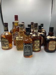 ST[ including in a package un- possible ] 1 jpy start all sorts whisky 12 pcs set not yet . plug old sake Z056886