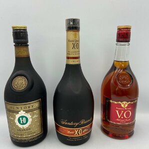 ST【同梱不可】1円スタート！ サントリー ブランデー 12本セット リキュールミニボトル1本付き 未開栓 古酒 Z053047の画像6