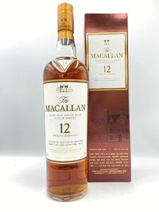 ST【同梱不可】MACALLAN マッカラン 12年 シェリー 箱 700ml 40％ 未開栓 古酒 Z051153